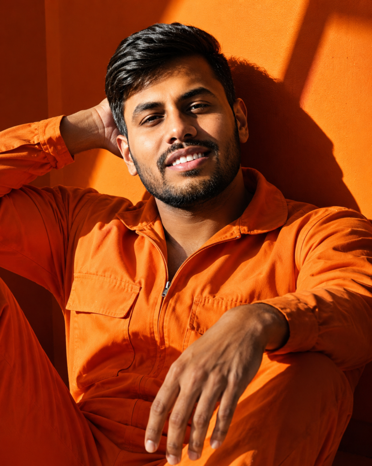 Relaxed Editorial Portrait