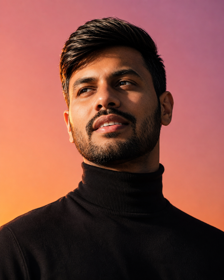 Cinematic Close-Up Portrait